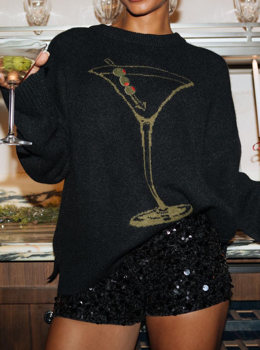 Settle In Sweater ~ Dirty Martini Knit