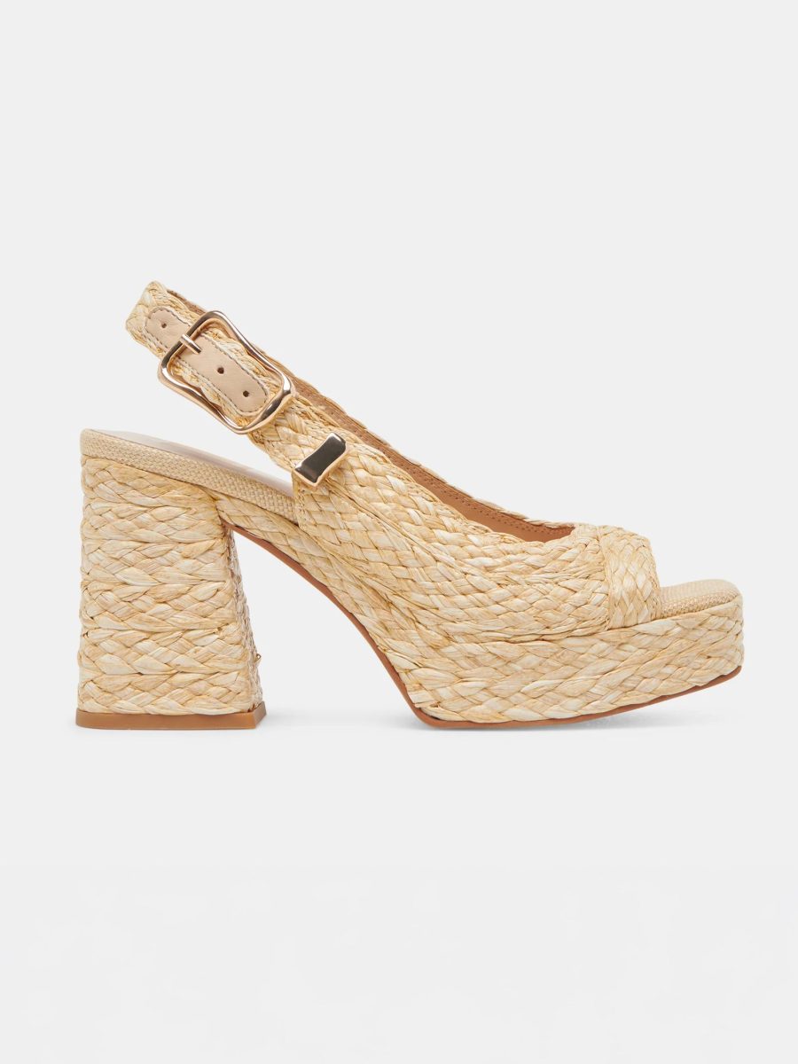Dolce Vita Flores Platform Heel ~ Light Natural