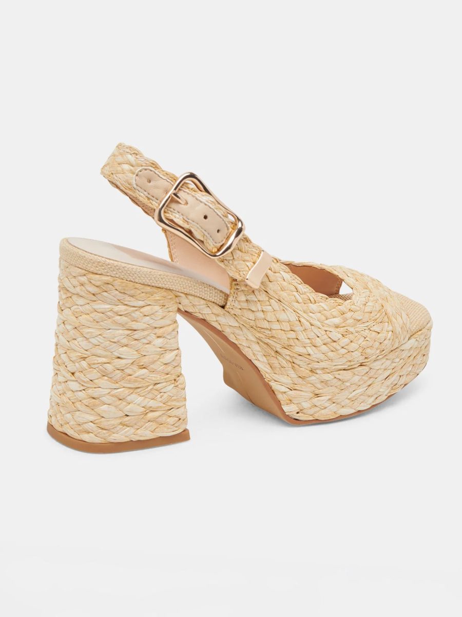 Dolce Vita Flores Platform Heel ~ Light Natural