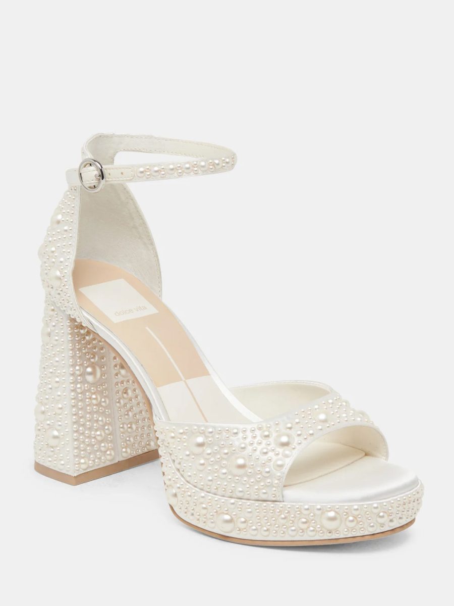 Dolce Vita Pandro Pearl Heel ~ True White