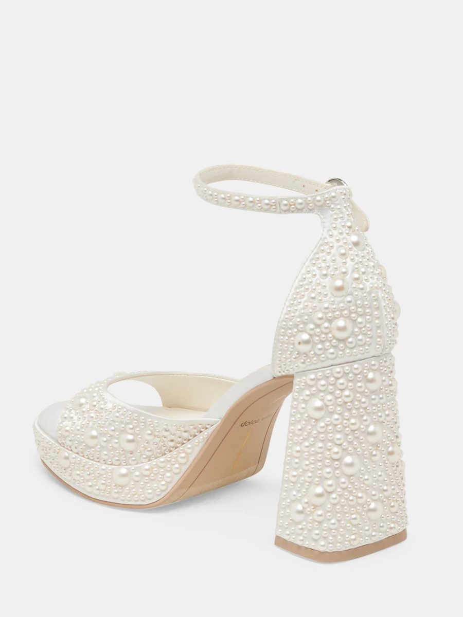 Dolce Vita Pandro Pearl Heel ~ True White