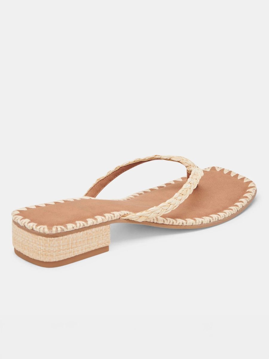 Dolce Vita Barty Sandals ~ Light Natural Raffia