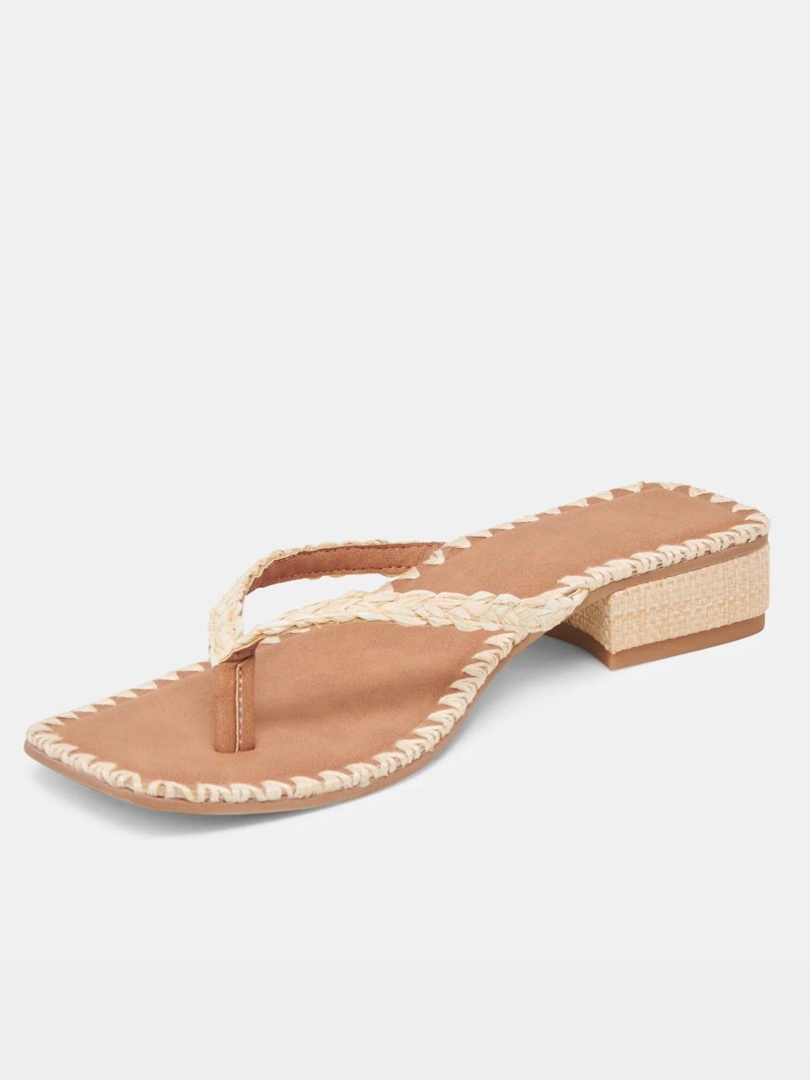 Dolce Vita Barty Sandals ~ Light Natural Raffia