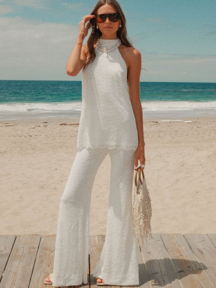Lisa Top ~ White Lovely Lace