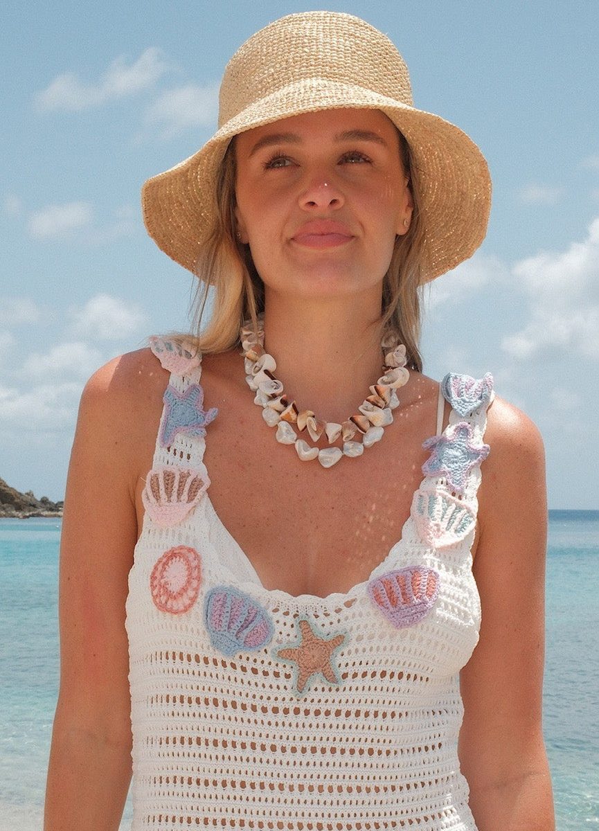 Raffia Bucket Hat ~ Natural