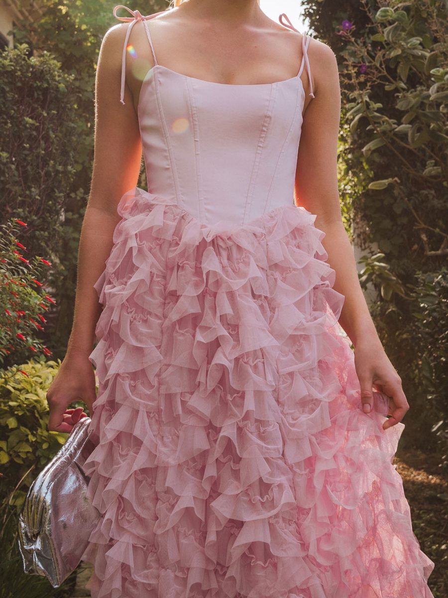 Francesca Maxi Dress ~ Ballet Slipper Ruffle Tulle