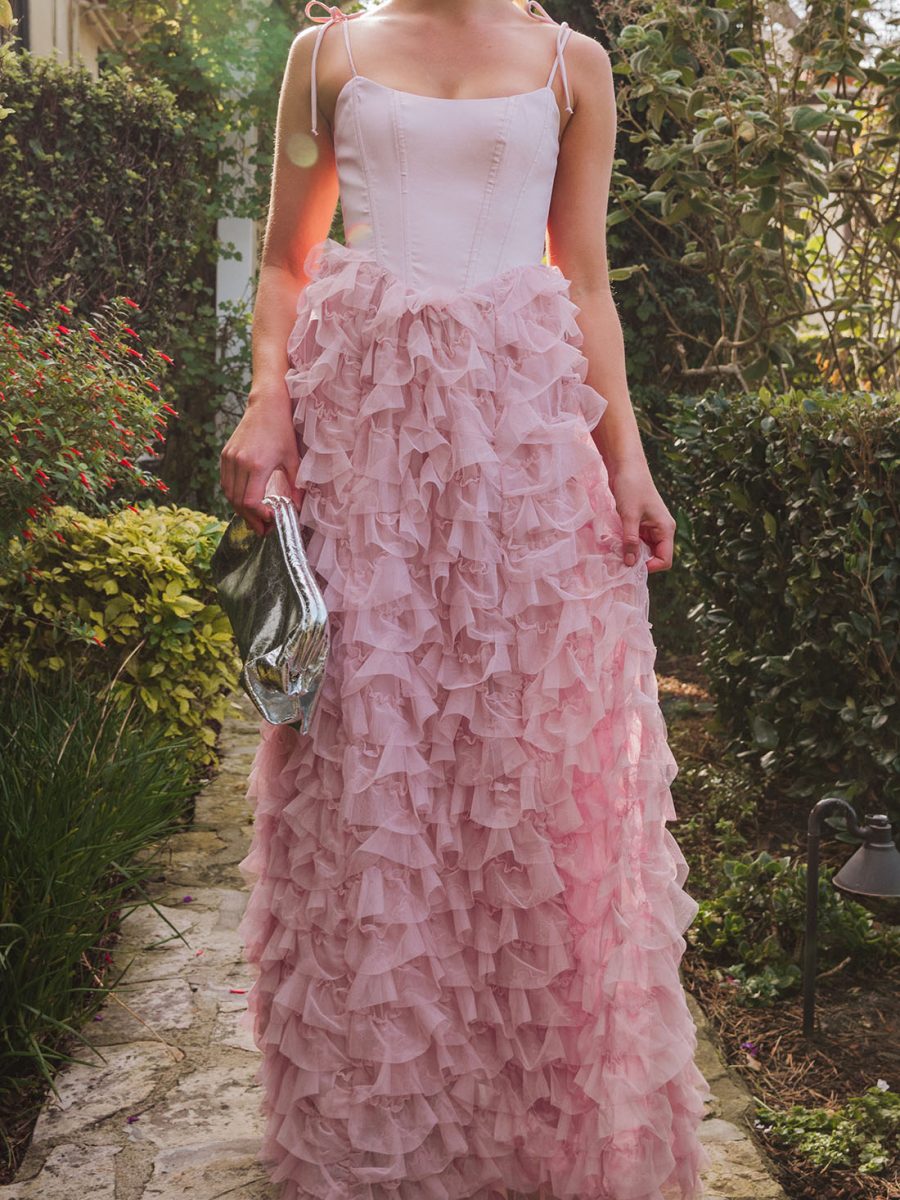 Francesca Maxi Dress ~ Ballet Slipper Ruffle Tulle