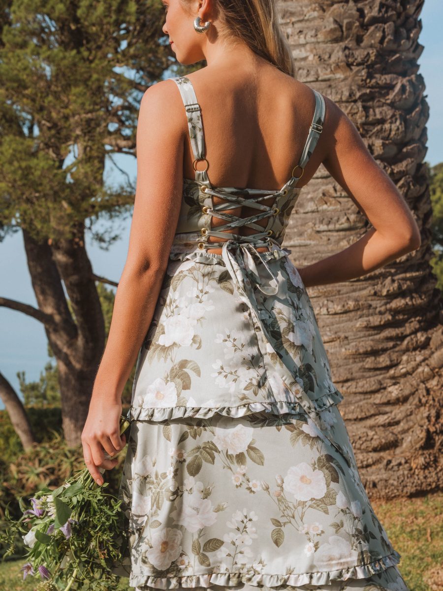 Lady Corset Dress ~ Secret Garden