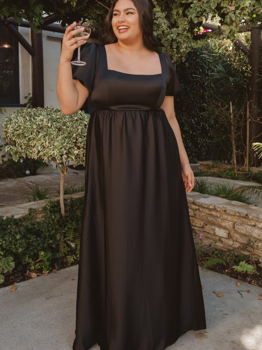 Black Luxe Satin
