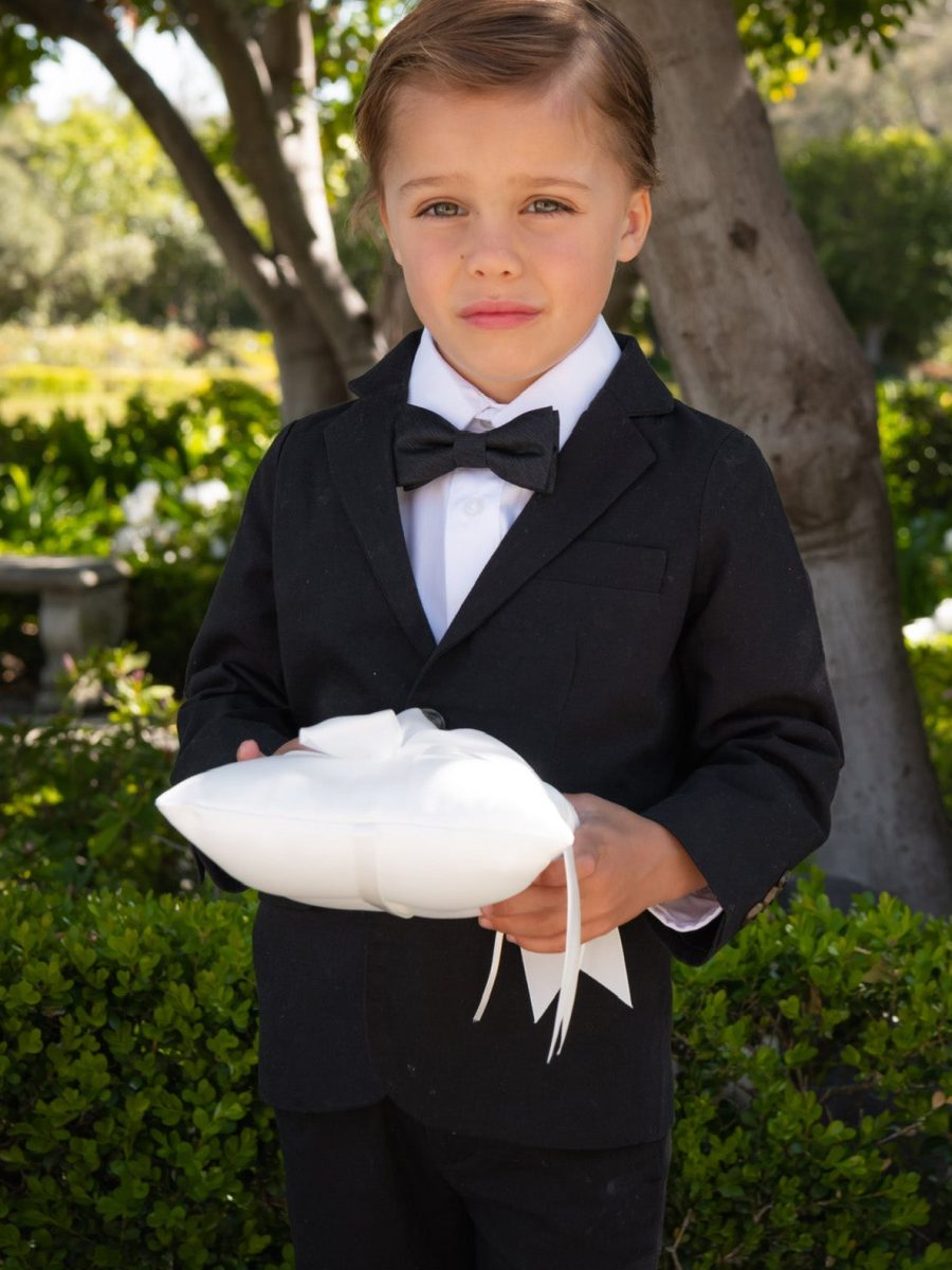 Benjamin Suit Set ~ Black Linen