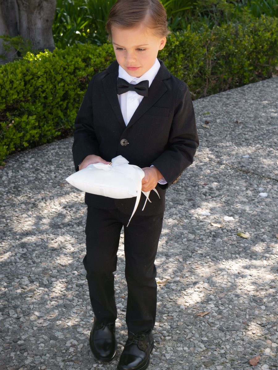 Range Kids Bow Tie ~ Black Solid