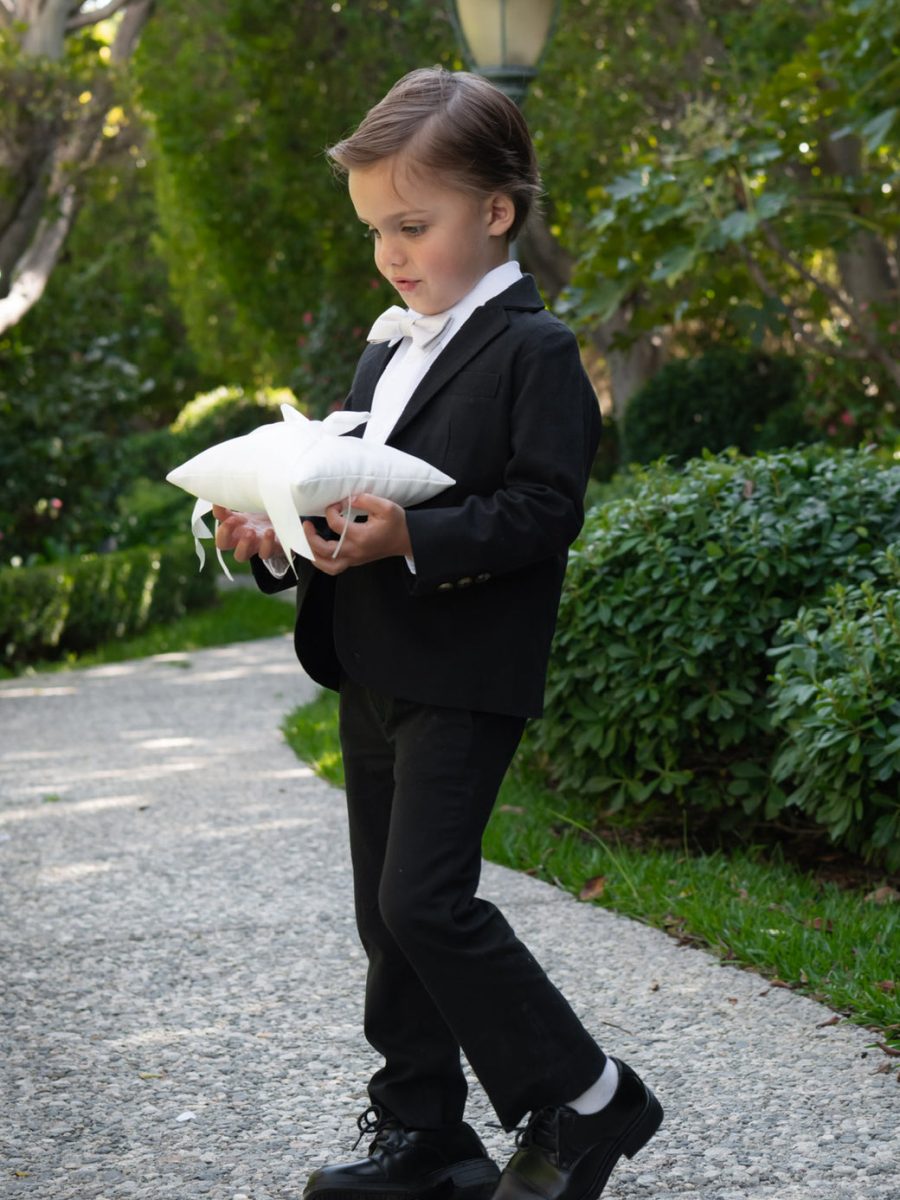 Benjamin Suit Set ~ Black Linen