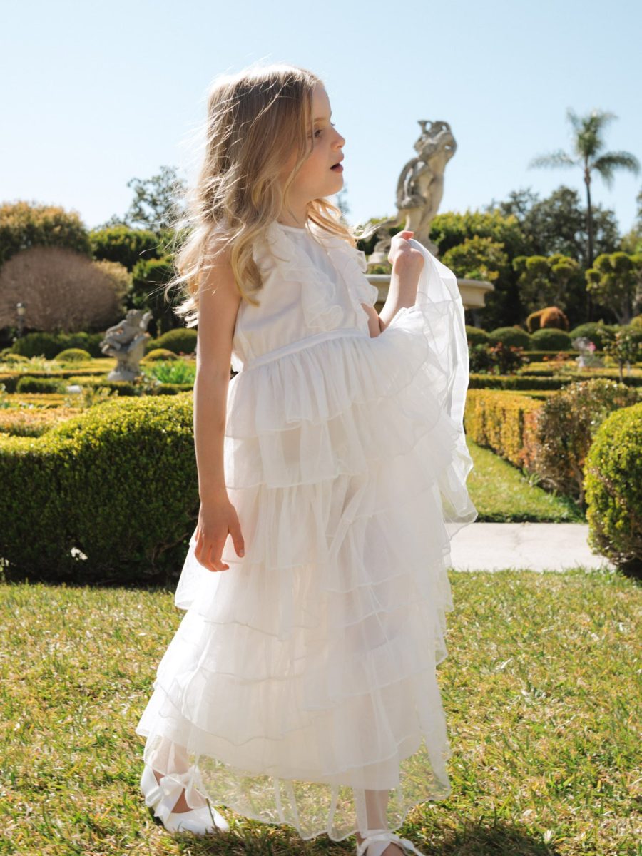 Lovebug Dress ~ White Tulle