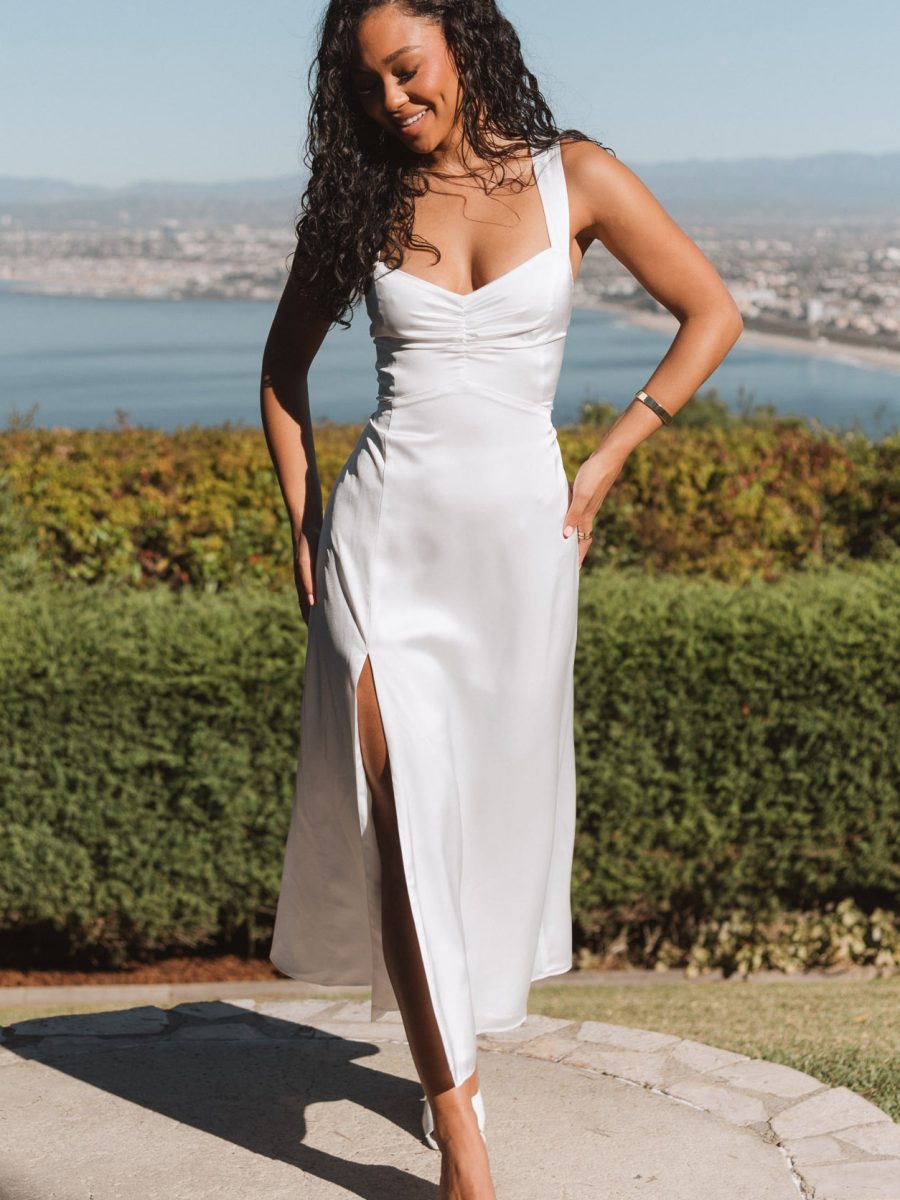 Ivory Luxe Satin