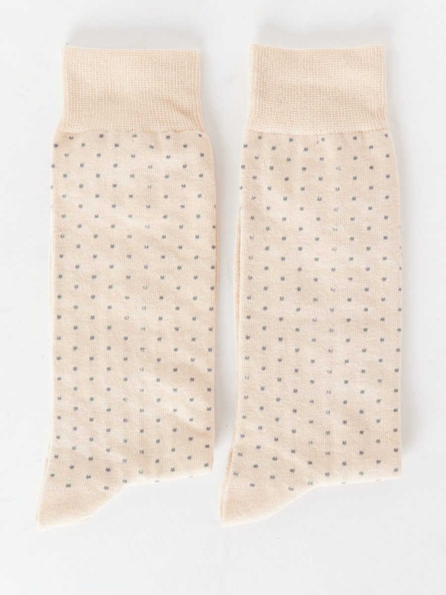 Owen Sock ~ Champagne Dots