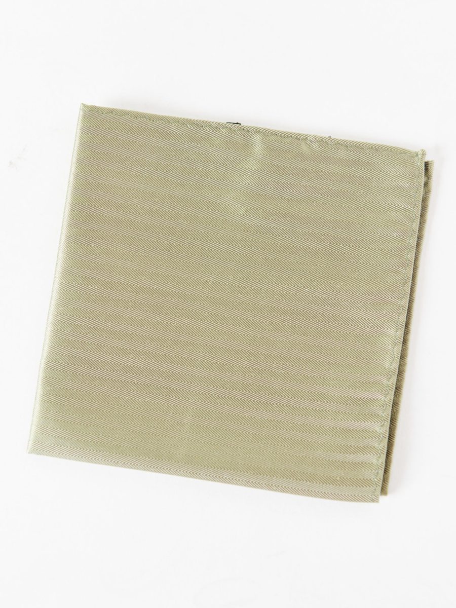 Sam Pocket Square ~ Moss Green Solid