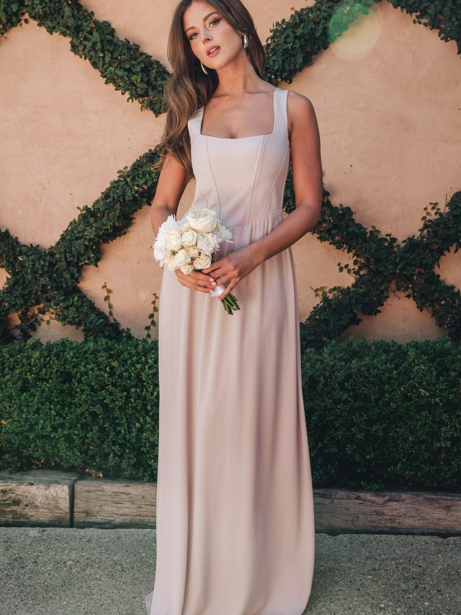 Nina Maxi Dress ~ Show Me the Ring Crisp