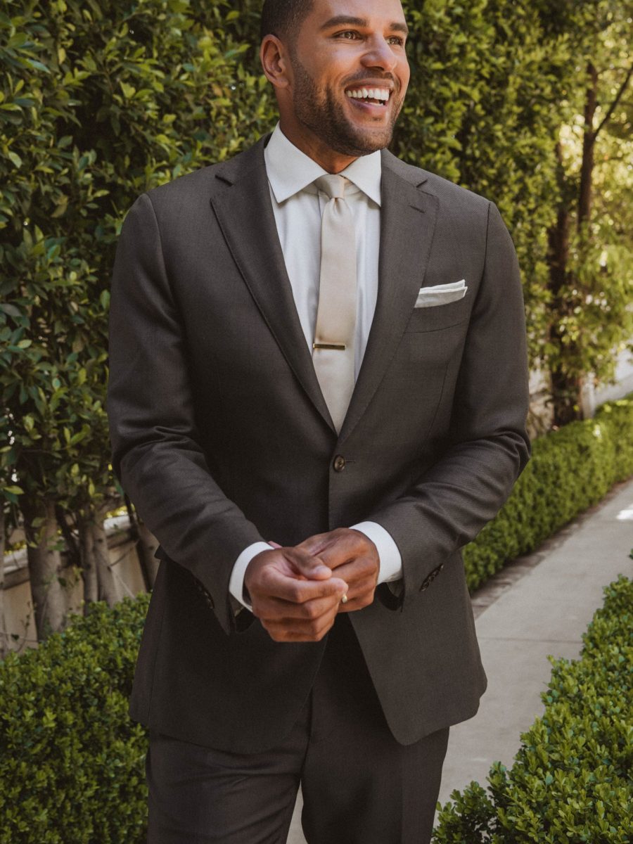 Nico Neck Tie ~ Champagne Solid