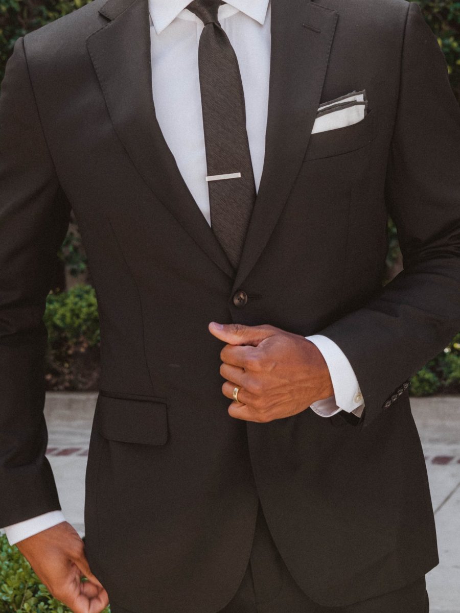 Nico Neck Tie ~ Black Solid