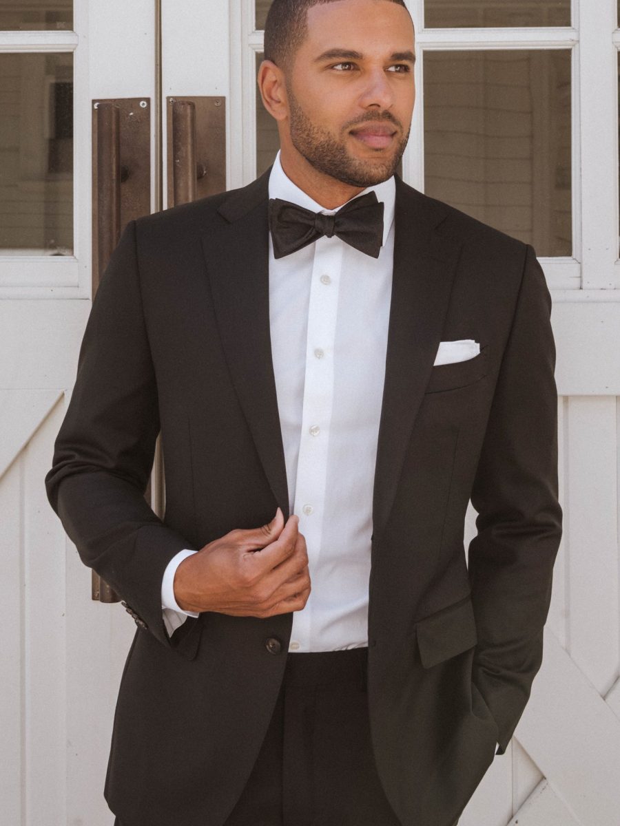 Josh Bow Tie ~ Black Solid