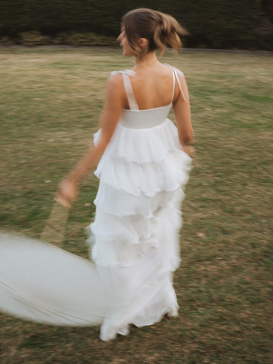 Gabriella Maxi Dress ~ White Enchanted Embellishment