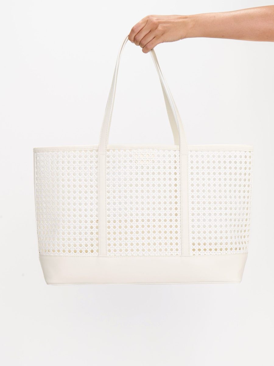 Soleil Tote Bag ~ White
