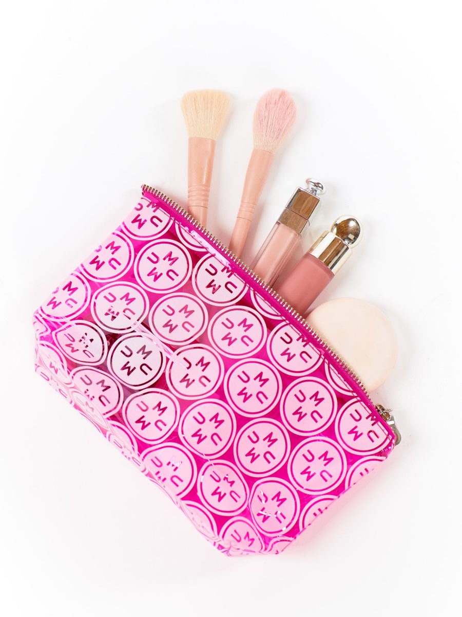 The Essentials Makeup Bag ~ Pink Mumu Logo