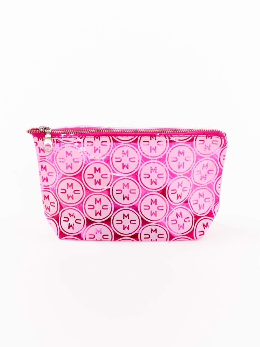 The Essentials Makeup Bag ~ Pink Mumu Logo
