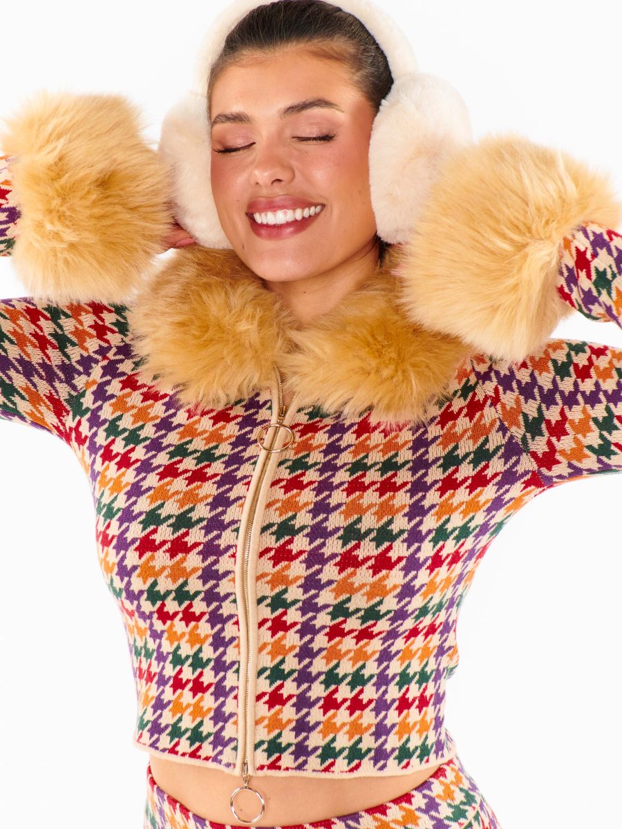 Everly Earmuff ~ Beige Faux Fur