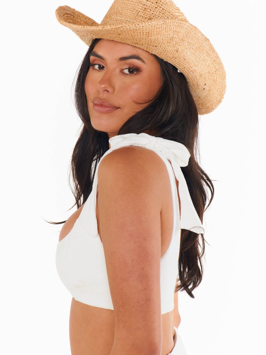 Lack of Color Raffia Cowboy Hat ~ Natural