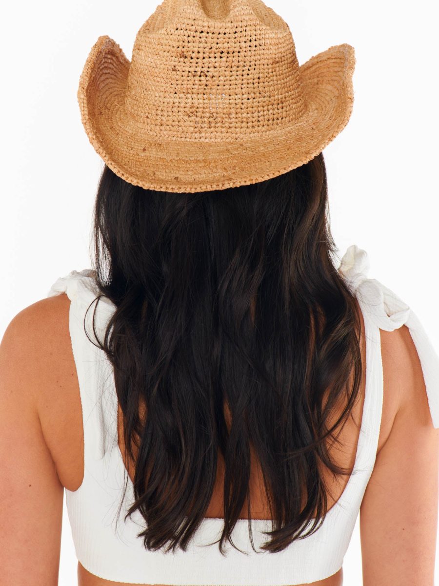 Lack of Color Raffia Cowboy Hat ~ Natural
