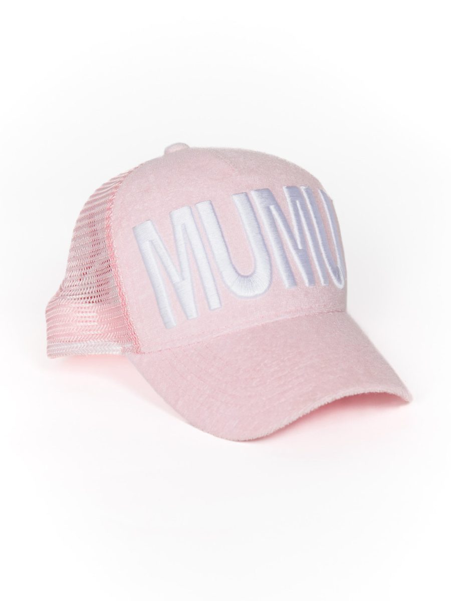 MUMU Terry Trucker Hat ~ Bubblegum Pink