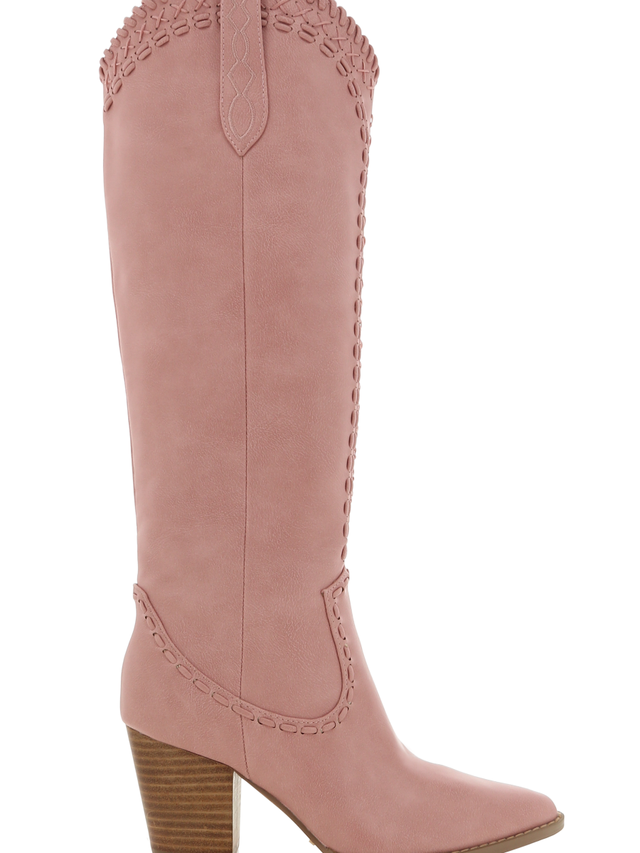 Billini Finley Cowboy Boot ~ Burnished Pink