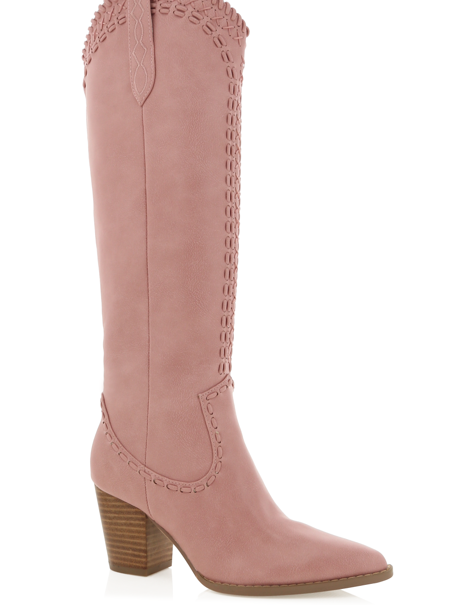 Billini Finley Cowboy Boot ~ Burnished Pink