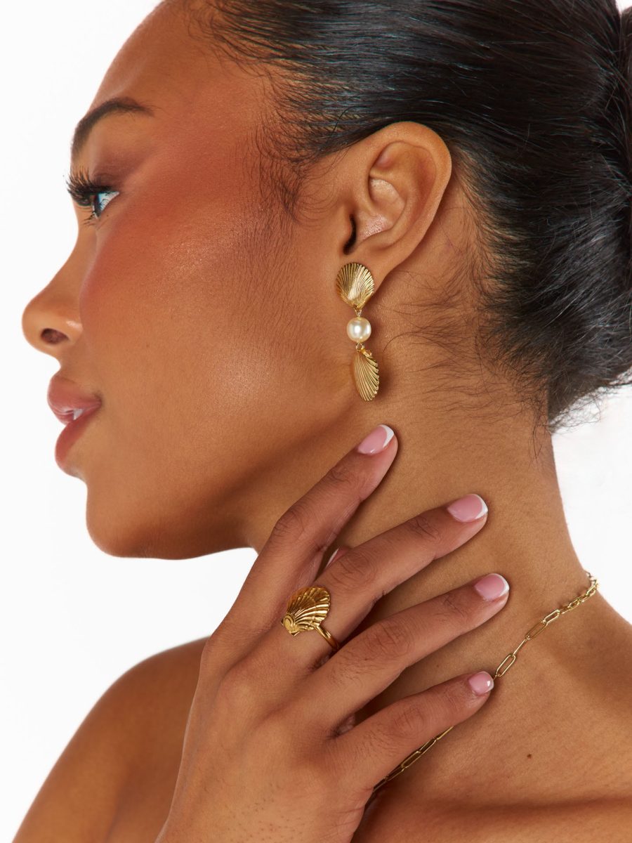 Faithy Jewels Palm Beach Earring ~ Gold