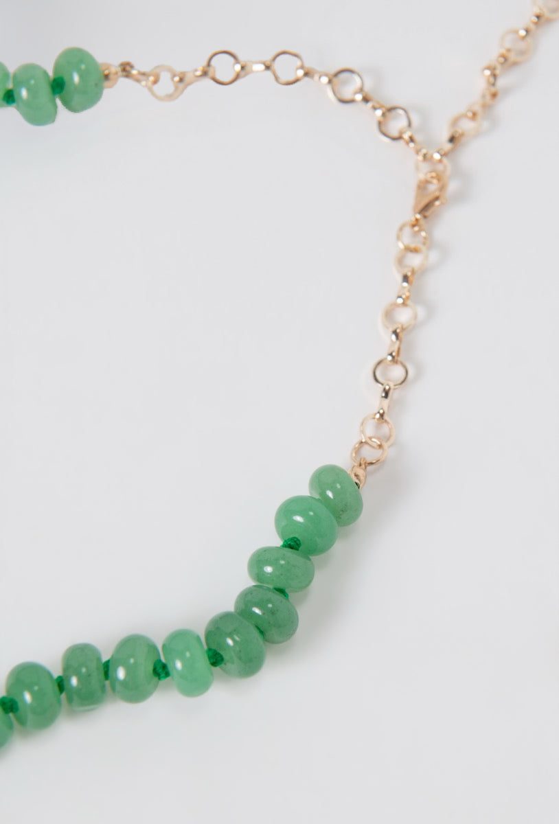 Stone Beaded Necklace ~ Aventurine