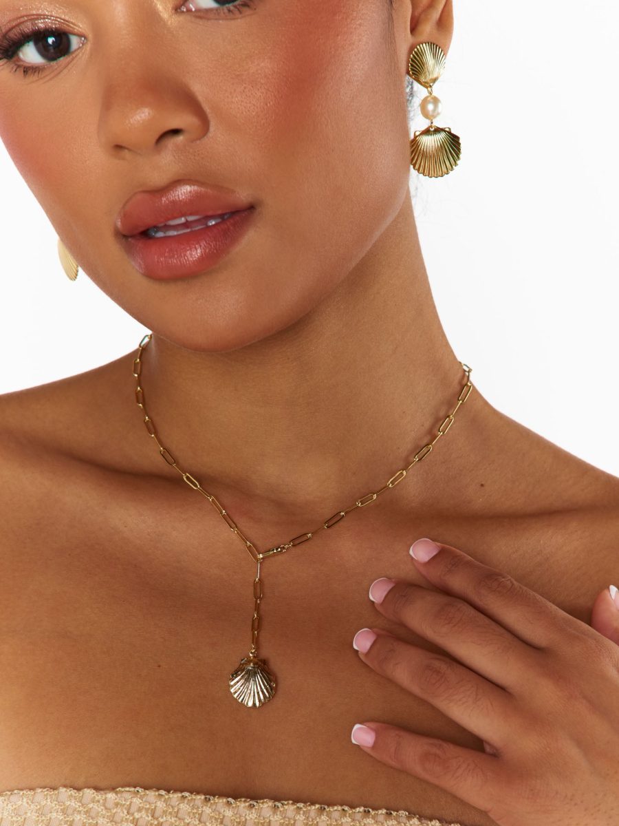 Faithy Jewels Palm Beach Earring ~ Gold