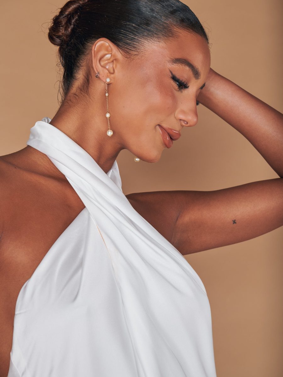 Faithy Jewels Charlotte Earrings ~ Gold/Pearl