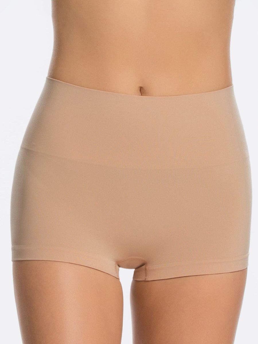 SPANX Ecocare Seamless Shaping Boyshort ~ Toasted Oatmeal