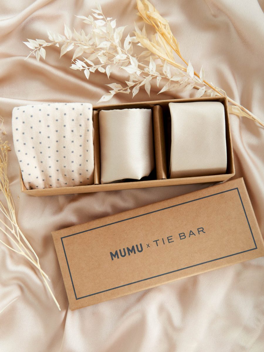 Mumu Weddings x Tie Bar Gift Box ~ Champagne Solid