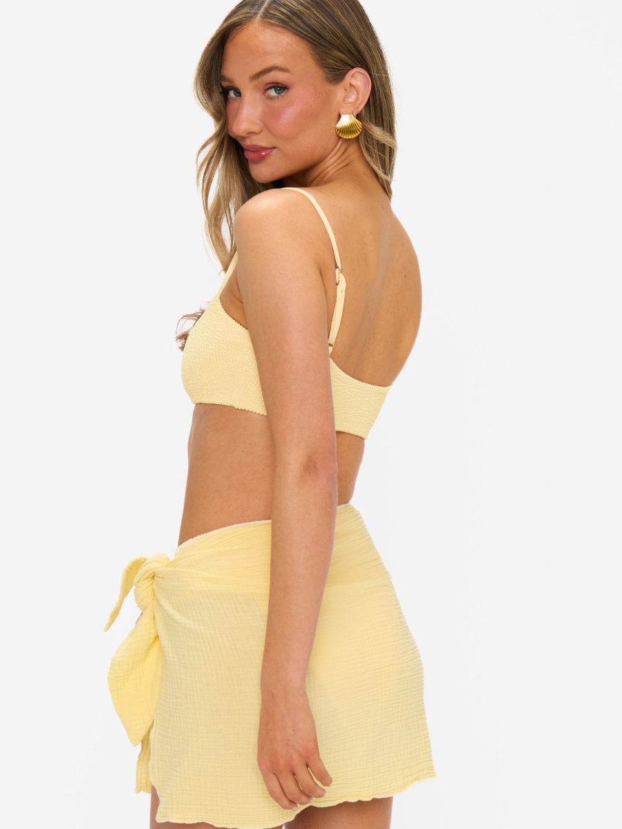 Leyla Sarong ~ Yellow Gauze
