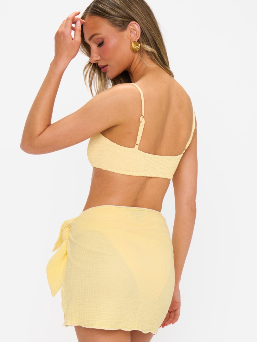 Leyla Sarong ~ Yellow Gauze