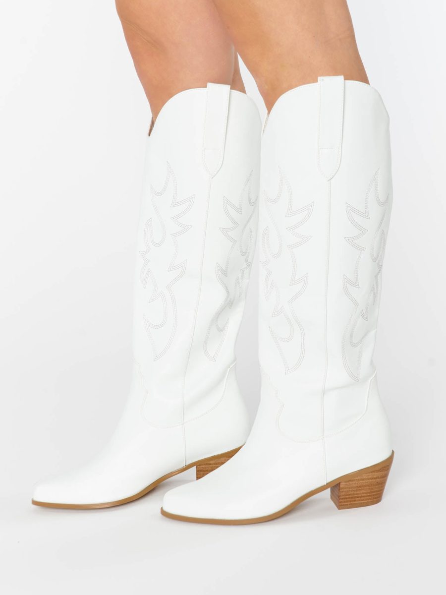 Billini Urson Wide Calf Boot ~ White