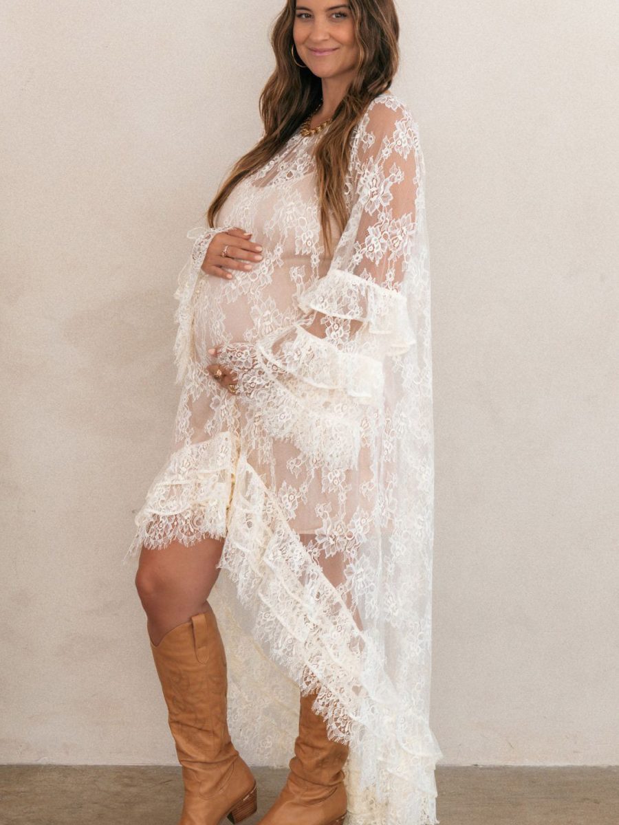 Joelle Maxi Dress ~ Dainty White Lace
