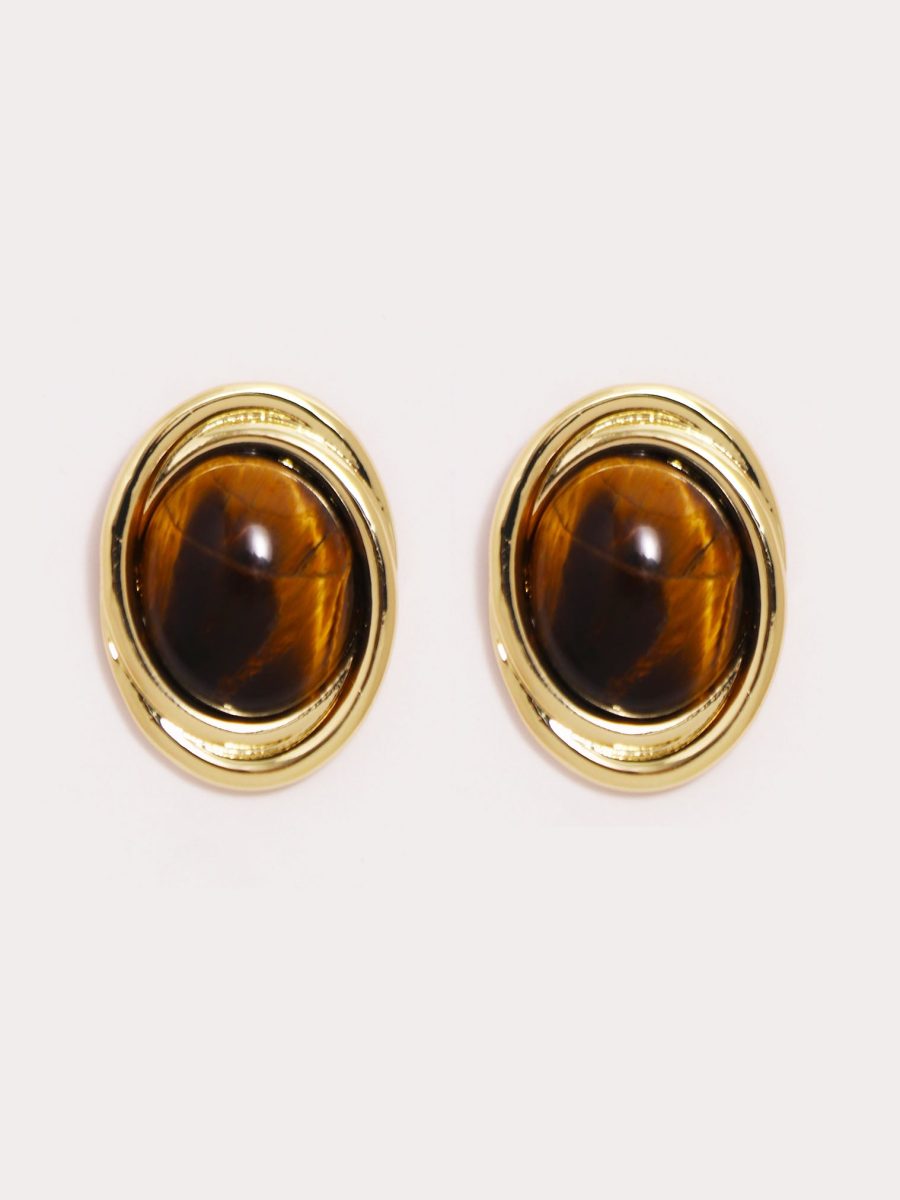 Petit Moments Heirloom Earrings ~ Brown