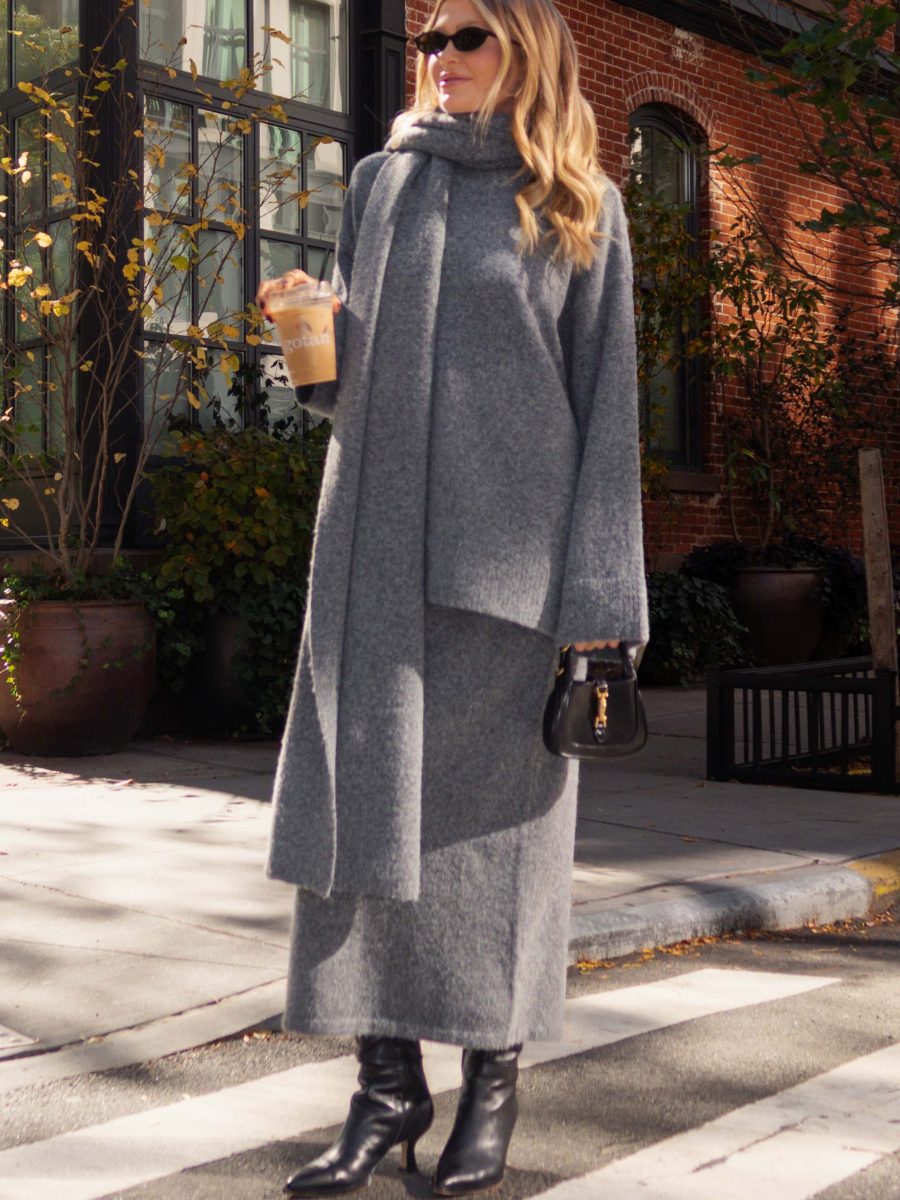 Oslo Sweater ~ Grey Knit