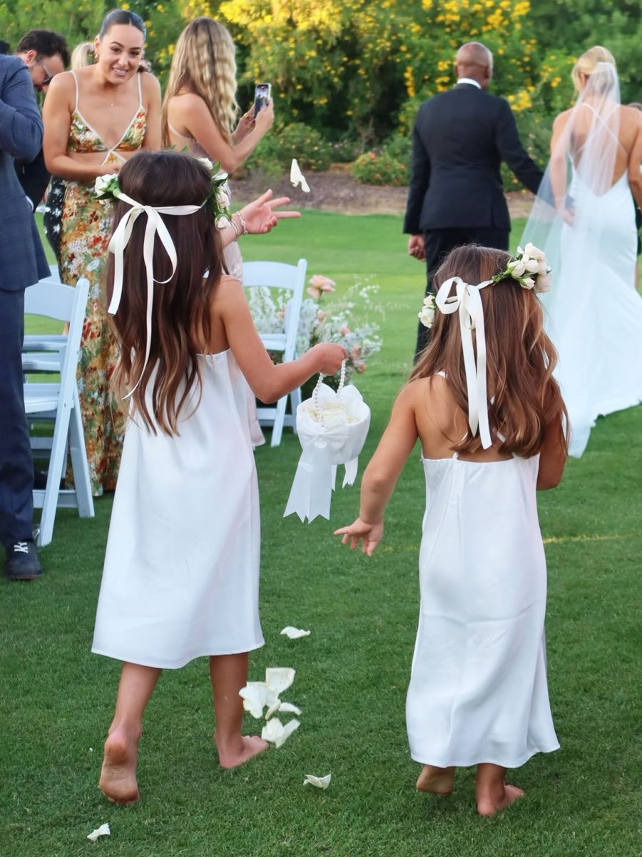 Little Verona Dress ~ Ivory Luxe Satin