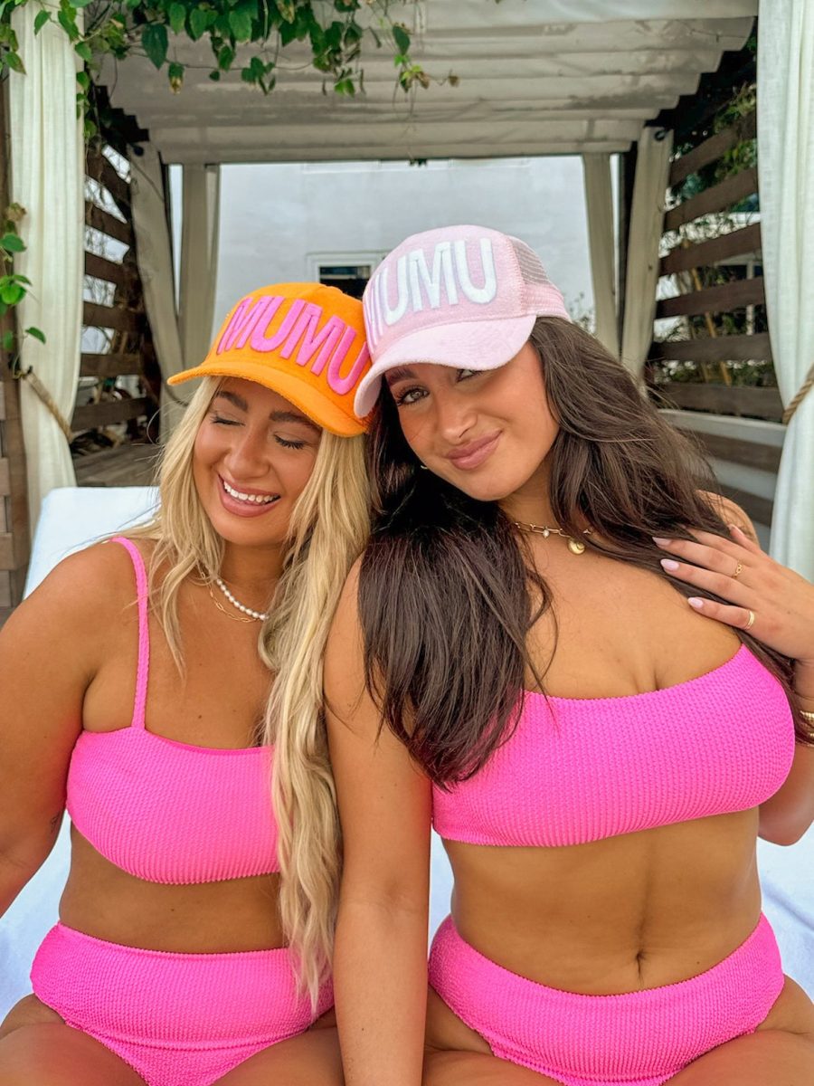 MUMU Terry Trucker Hat ~ Bubblegum Pink