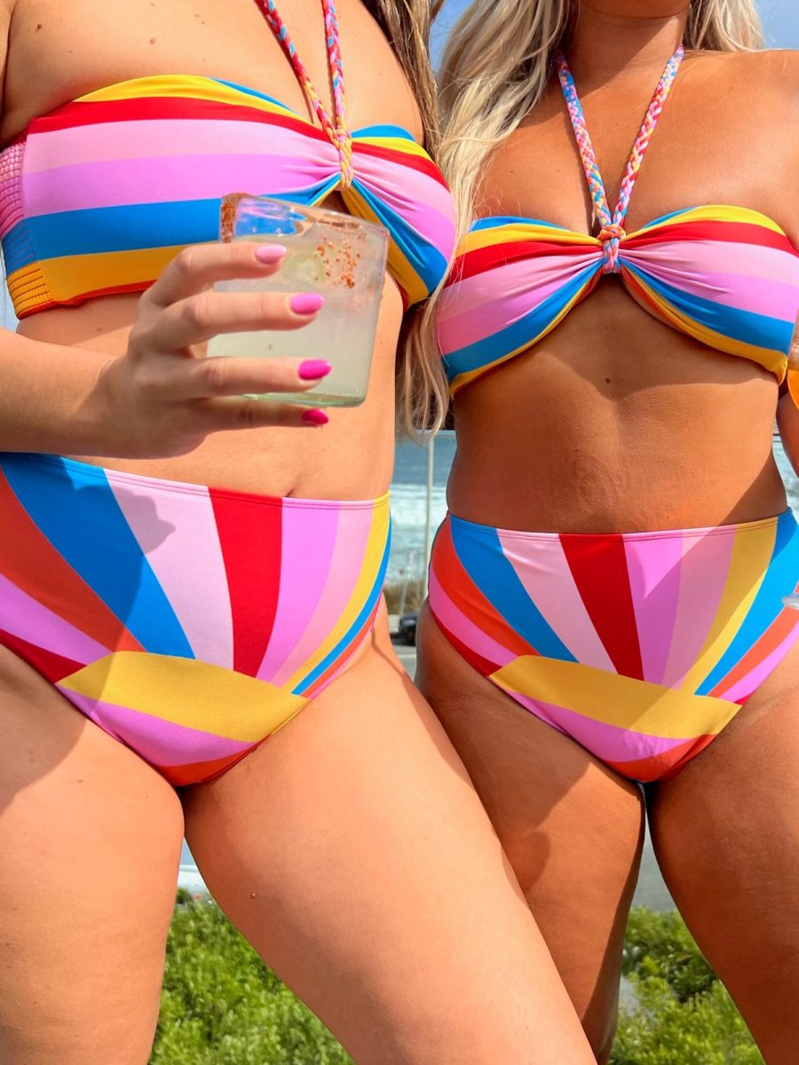 Cuba Top ~ Rainbow Key