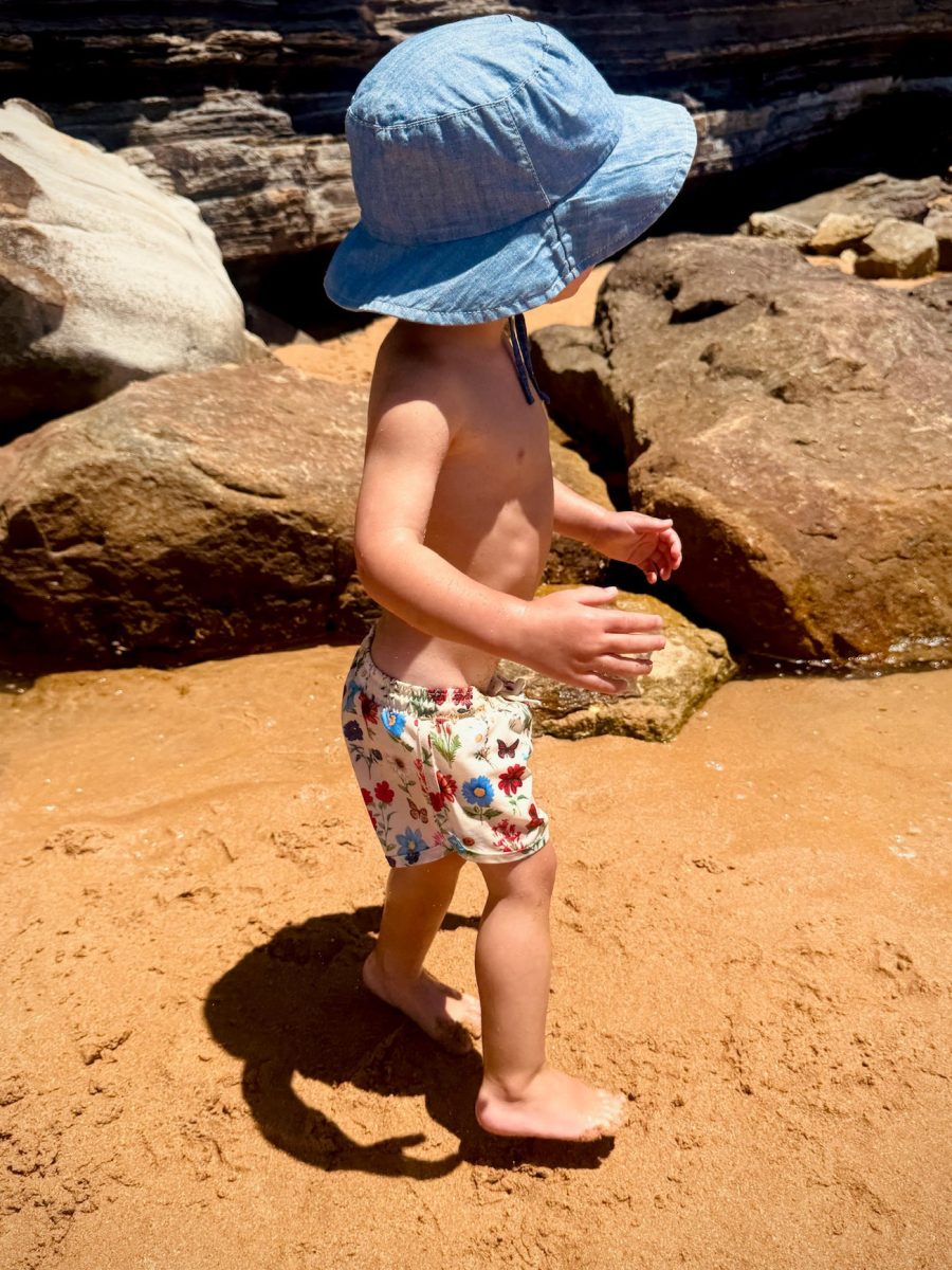 Little Beach Bum Trunks ~ French Floral